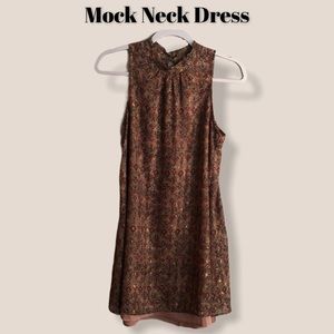 Mock Neck Dress